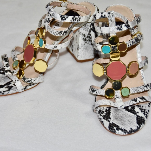 Louise et Cie Embellished Leather Sandals - Picture 3 of 3